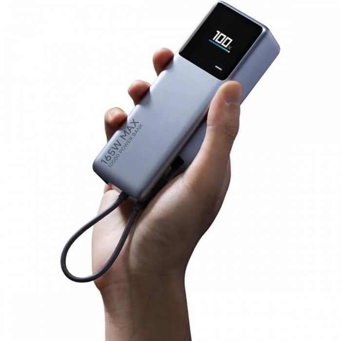 165W Power Bank 10000mAh (Cabo Integrado) 165W Power Bank 10000mAh (Cabo Integrado)
