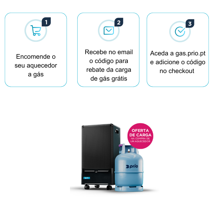 Aquecedor a Gás Chama Azul PRIO Aquecedor a Gás Chama Azul PRIO