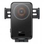 Os-Baseus Wisdom Pro Auto Coil Alignment Car Mount Wireless Charger Air Cosmic Preto