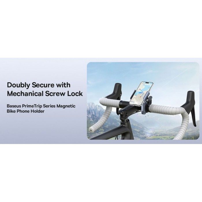 Suporte Primetrip Series Magnetic Bike Phone Holder Cosmic Black Suporte Primetrip Series Magnetic Bike Phone Holder Cosmic Black