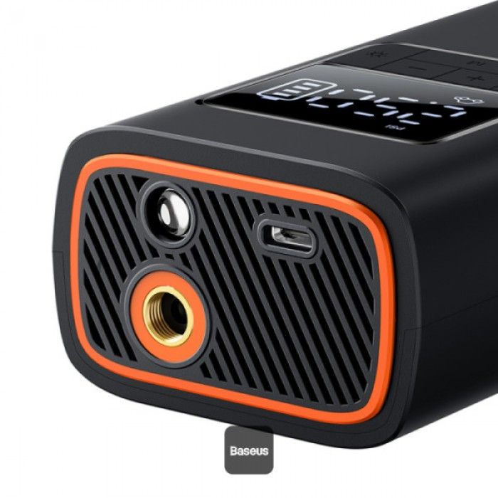 Compressor Baseus Supermini Pro Series Wireless Car Inflator Cluster Black Compressor Baseus Supermini Pro Series Wireless Car Inflator Cluster Black