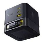 Carregador Os-Baseus Super Gan Desktop Charger With Retractable Cable 3C+U 100W Eu Cosmic Black Carregador Os-Baseus Super Gan Desktop Charger With Retractable Cable 3C+U 100W Eu Cosmic Black