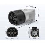 Adaptador V2L com tomada Shucko 16A Simples