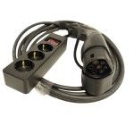 Adaptador V2L com Tomada Tripla Schuko 16A