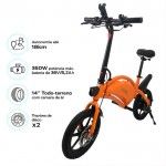 Bicicleta Elétrica UrbanGlide Bike 140 Dobrável 14" 350W 36V 5,2Ah Laranja Bicicleta Elétrica UrbanGlide Bike 140 Dobrável 14" 350W 36V 5,2Ah Laranja