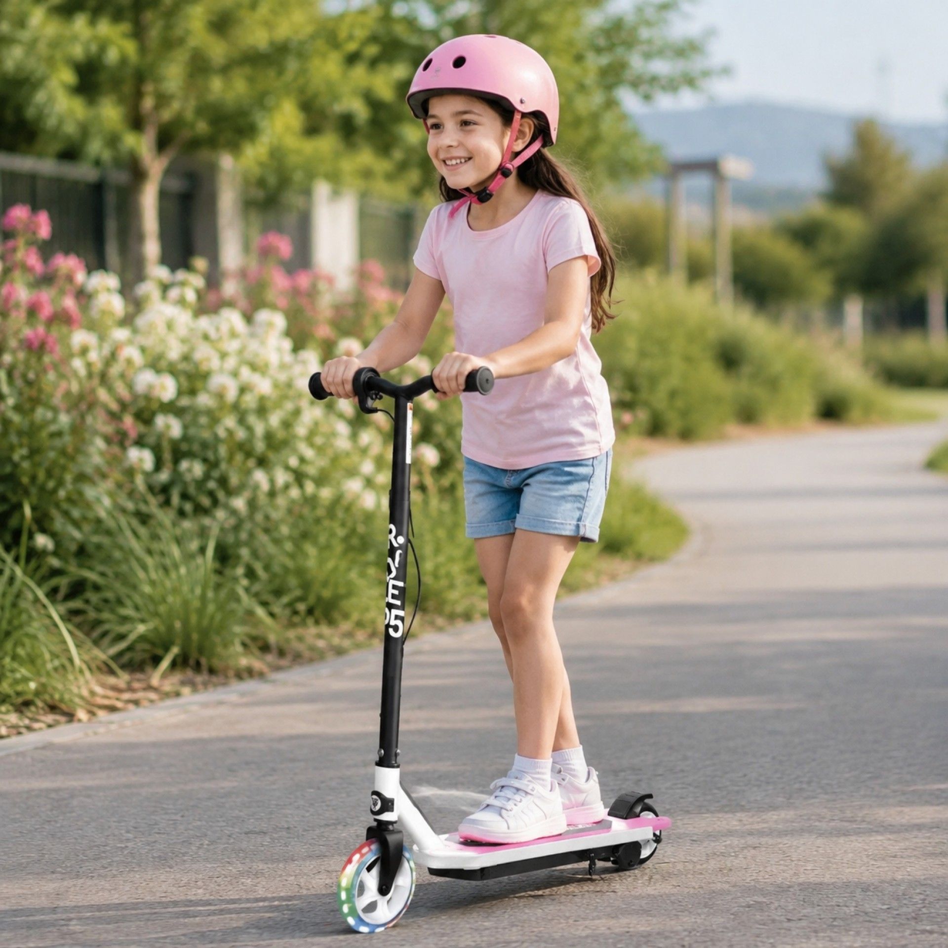 Trotinete Elétrica Infantil Ride55 Flash Pink 36V 4,5Ah 30W