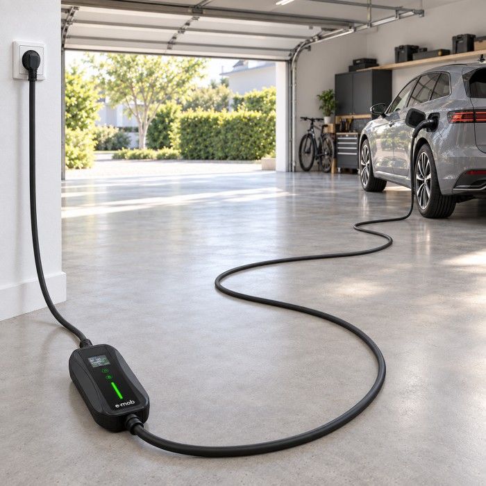 Carregador Portátil 3,5kW 1PH 16A schuko com 8,5m cabo T2 + Bolsa Carregador Portátil 3,5kW 1PH 16A schuko com 8,5m cabo T2 + Bolsa