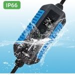 Carregador Portátil 11kW 3PH 16A Tomada Vermelha CEE 16A com cabo de 8,5m T2 + Bolsa Carregador Portátil 11kW 3PH 16A Tomada Vermelha CEE 16A com cabo de 8,5m T2 + Bolsa