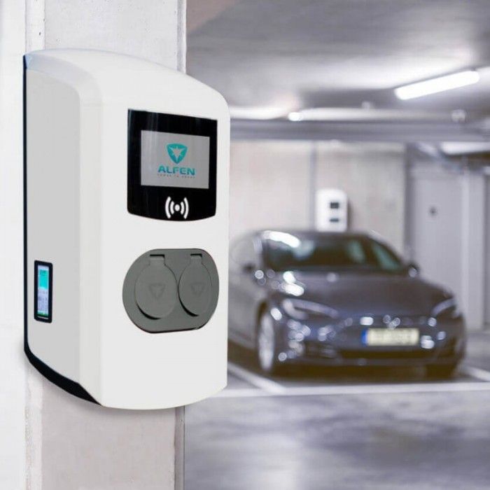 Alfen Eve Double Plus Dual Charger 2x22 kW Three-Phase 2FC Sockets
