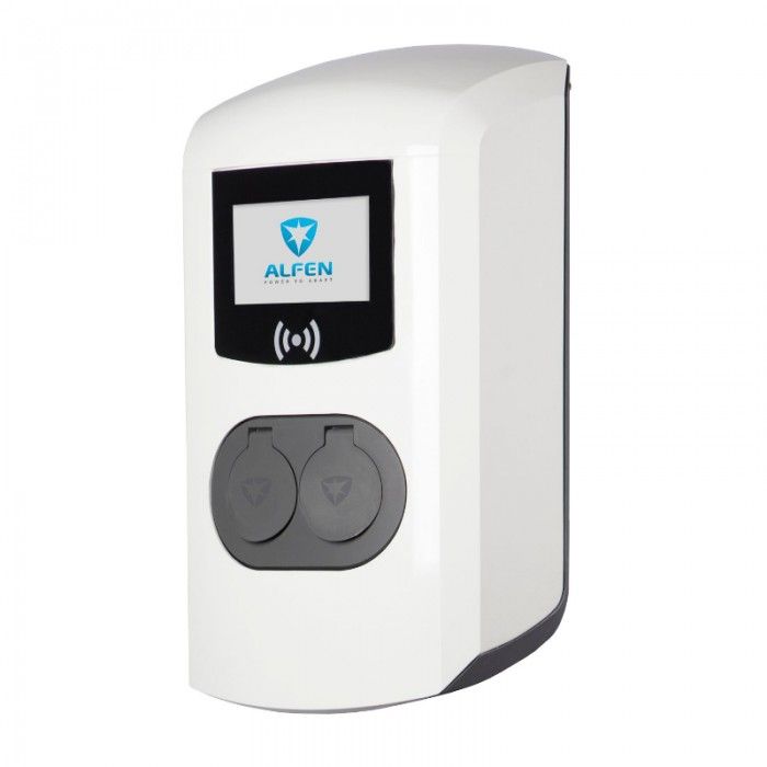 Carregador Duplo Alfen Eve Double Plus 22 kW Trifásico 1FC Socket Carregador Duplo Alfen Eve Double Plus 22 kW Trifásico 1FC Socket