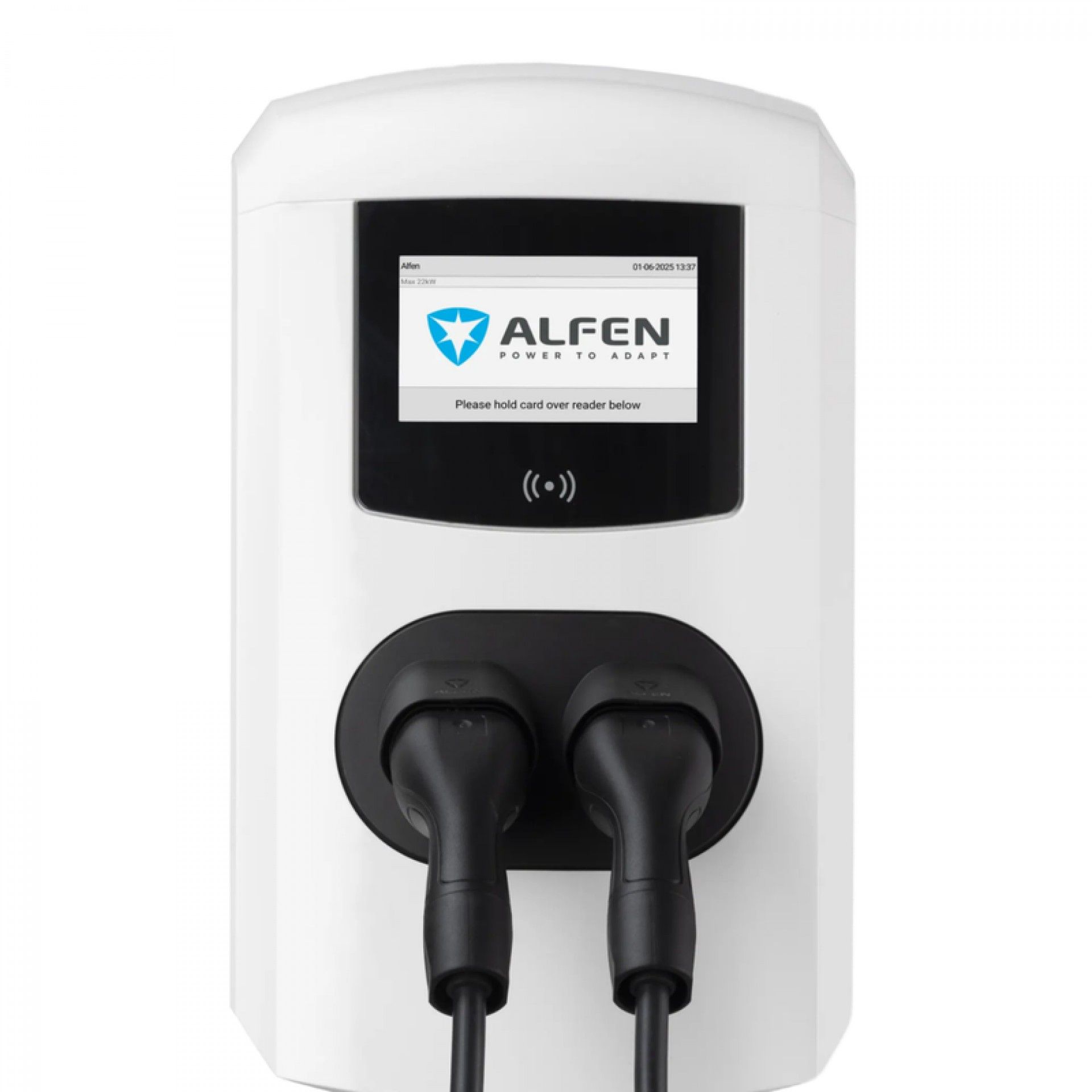 Carregador Duplo Alfen Eve Double Plus 2×22 kW Trifásico 2FC com Cabos 4 m