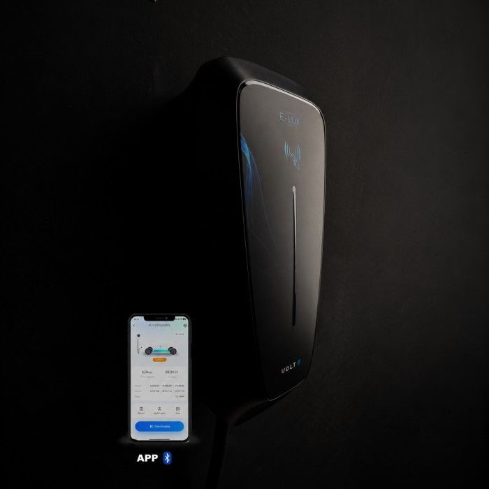 Carregador Wallbox E-Lux AC 22kW com Cabo 5 metros, RFID e APP Carregador Wallbox E-Lux AC 22kW com Cabo 5 metros, RFID e APP