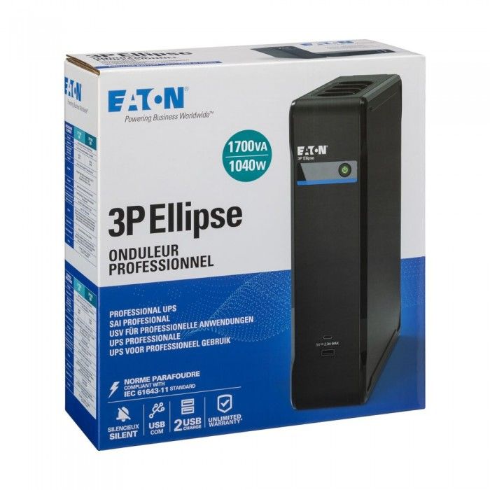 UPS Eaton 3P Ellipse 1700VA 1040W IEC com USB