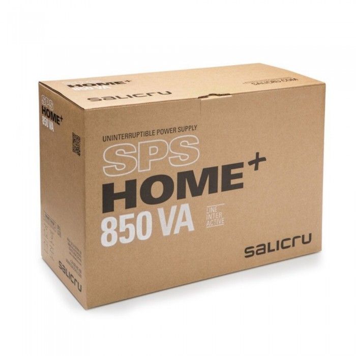 UPS Salicru SPS 850 HOME+ 850VA 480W com 8 Tomadas Schuko