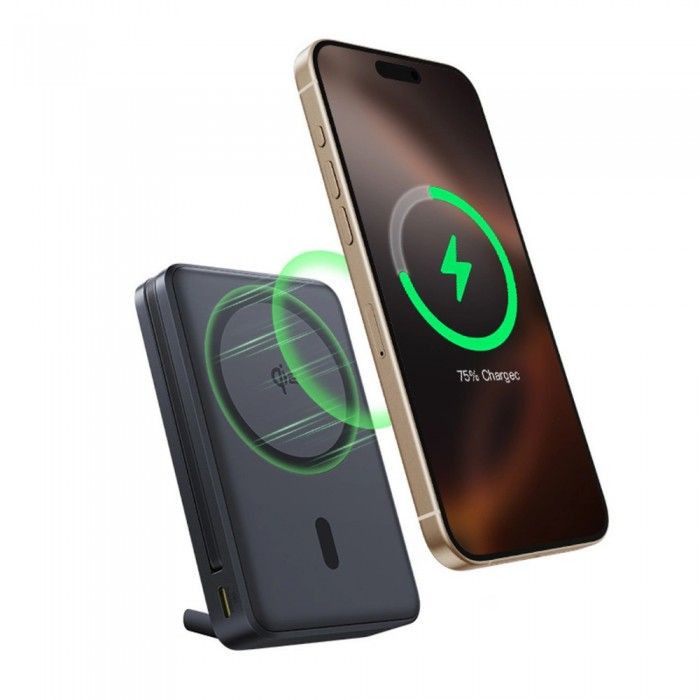 Power Bank Baseus Nomos 3 em 1 10000mAh 45W Qi2 Wireless