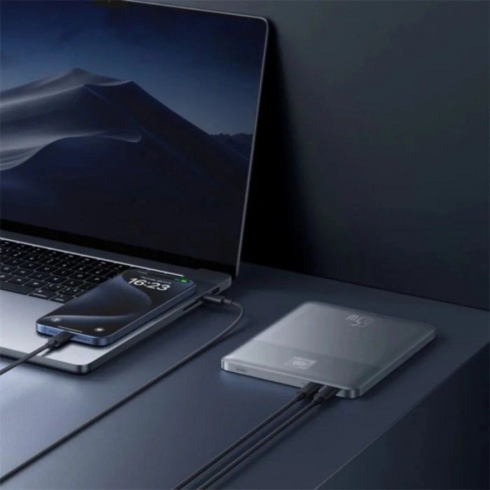 Power Bank Baseus Blade2 12000mAh USB-C 65W Prateado